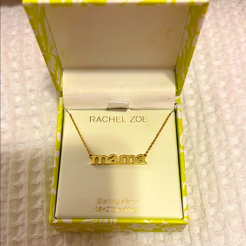 Rachel Zoe Gold 'Mama' Necklace